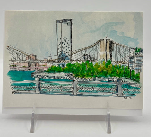 Brooklyn Bridge Card