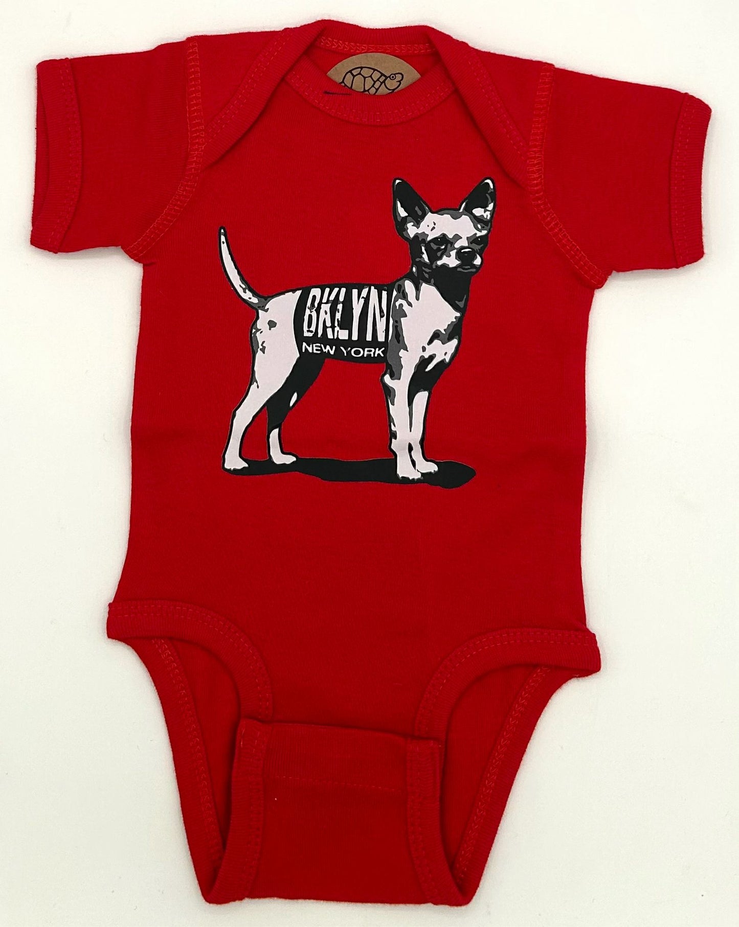 Dog Design Onesie red size 6M