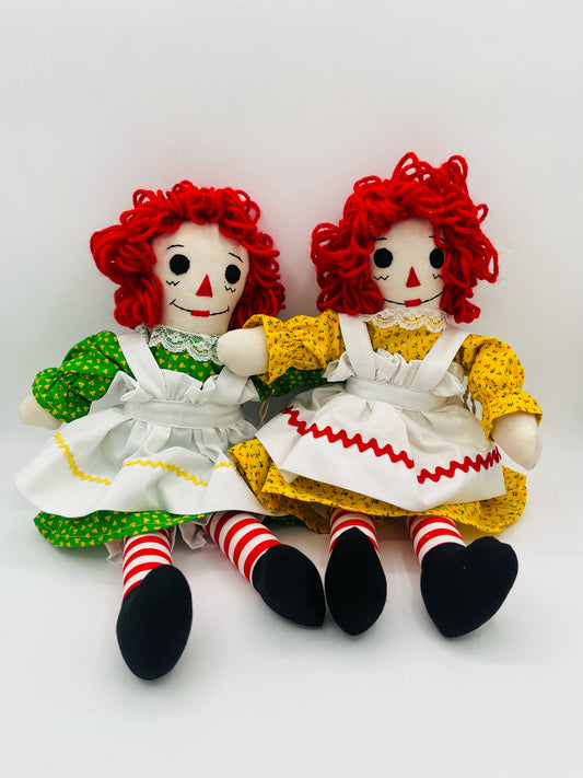 15" White Raggedy Ann