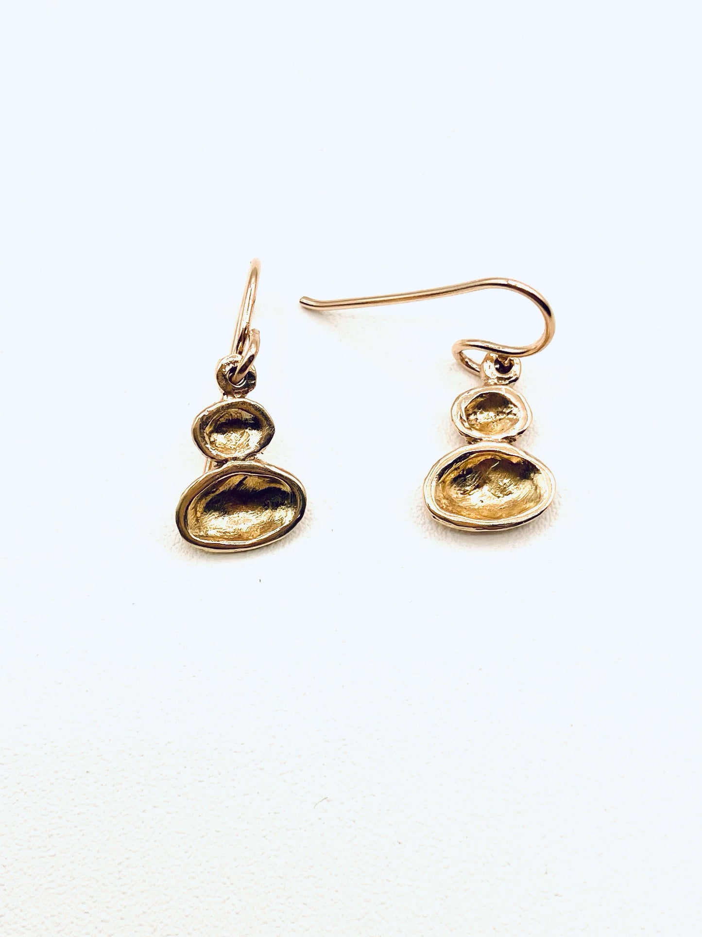Two Cup - Nu Gold 14k filled wires Earrings