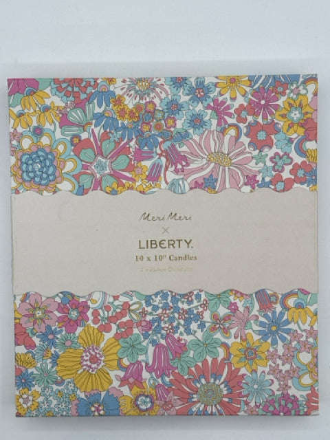 Meri Meri x Liberty Boxed Set of 10 Pastel Candles