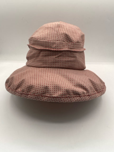Mauve Dotted Sun Hat