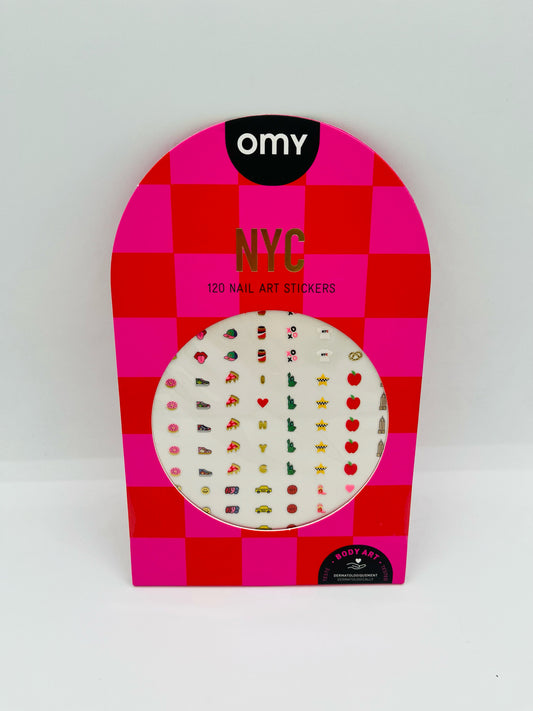 NYC Themed Nail Art Stickers