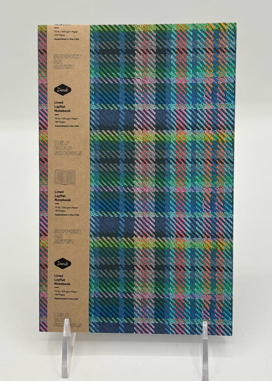 Loud Plaid Layflat Notebook