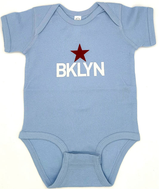 Brooklyn Star Onesie Light Blue Size 6M