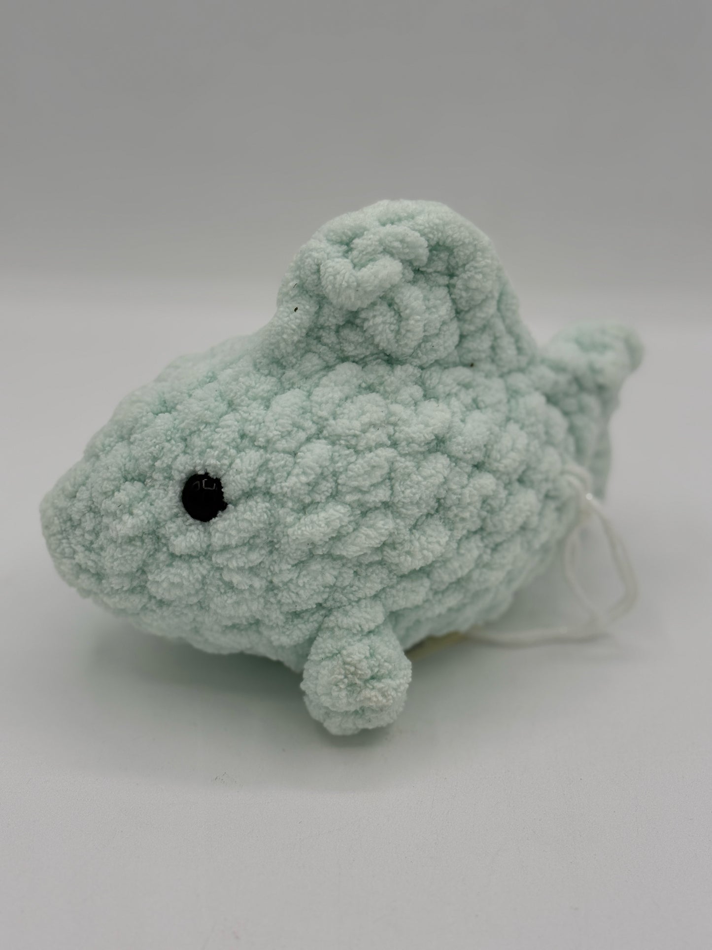 Crocheted Small Green Fish