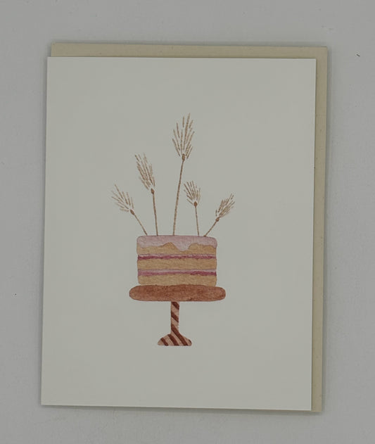 Birthday Sparkler Cake Card