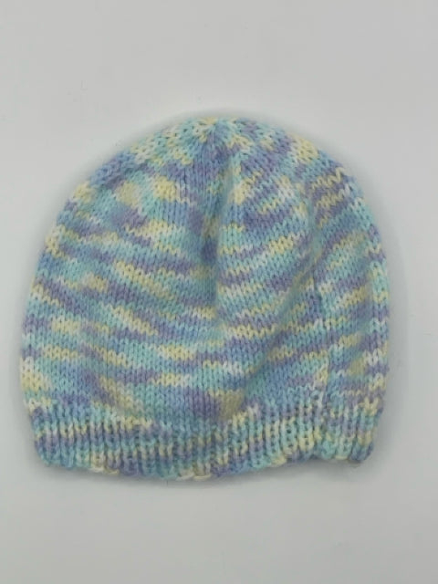 12-24 M Acrylic Pastel Multi Blue Knit Hat