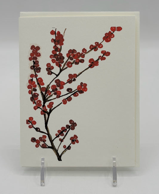 Red Berries Card