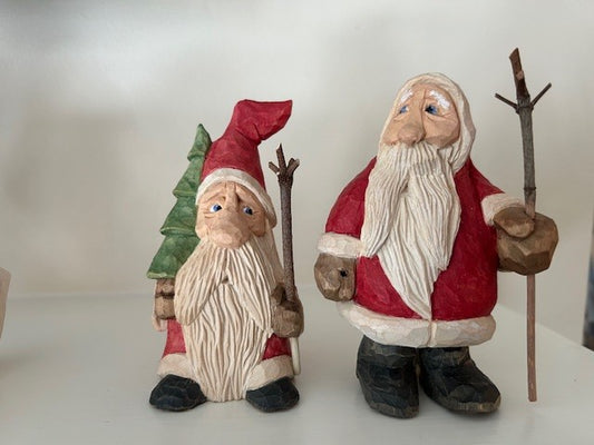Back Wood Santa