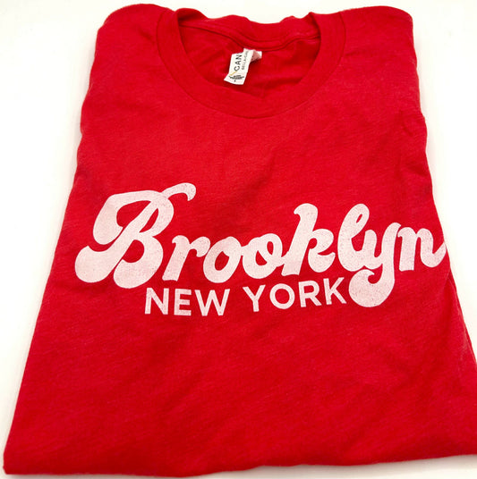 Brooklyn T Heather Red Size L