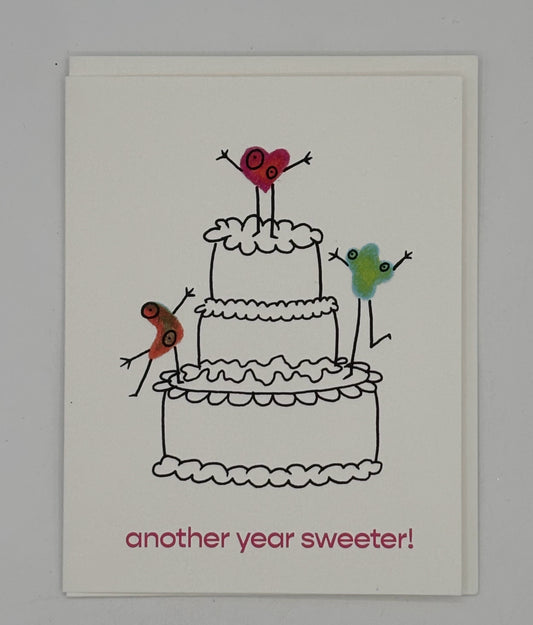 Another Sweeter Year Birthday Card