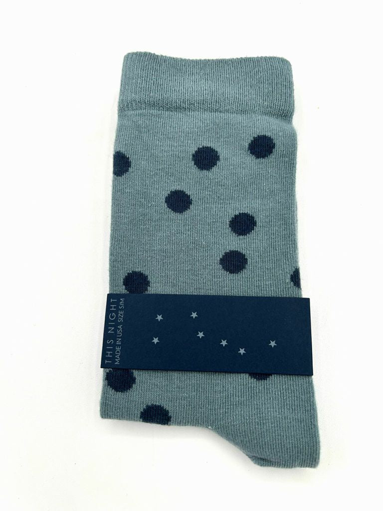 River & Slate Blue Bubble Socks S/M