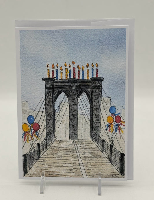 Party On The Bridge Card