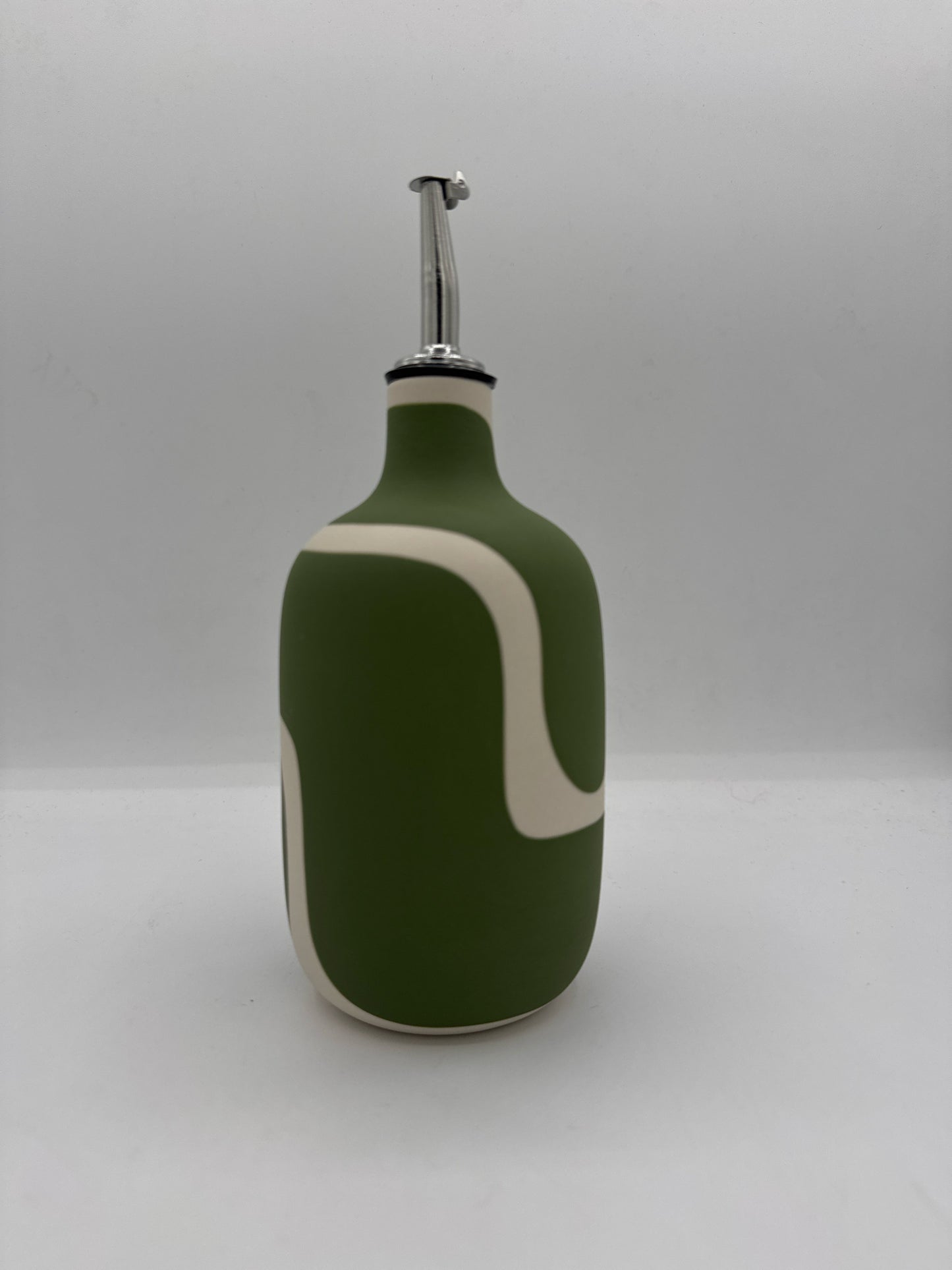 Porcelain Olive Oil Cruet in Meadow