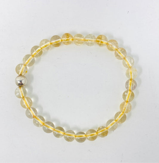 Titanium Citrine Quartz Bracelet
