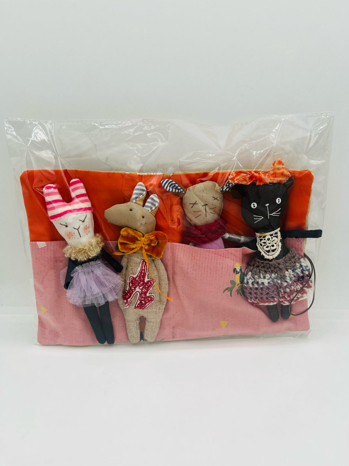 Sleepover Party with Four Dolls