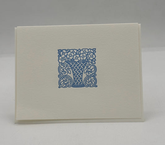Blue Vase Card