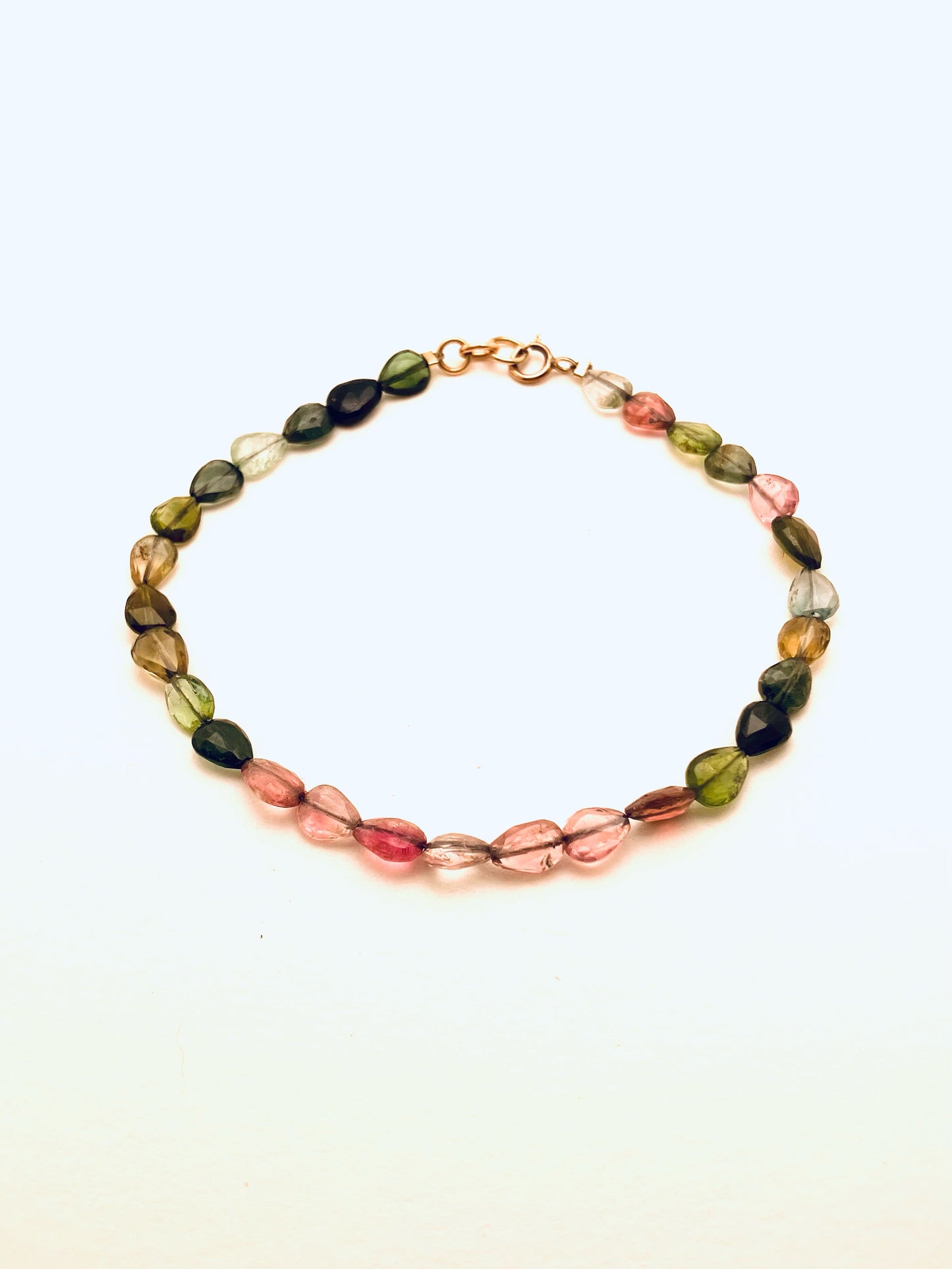 Multi Color Tourmaline Bracelet