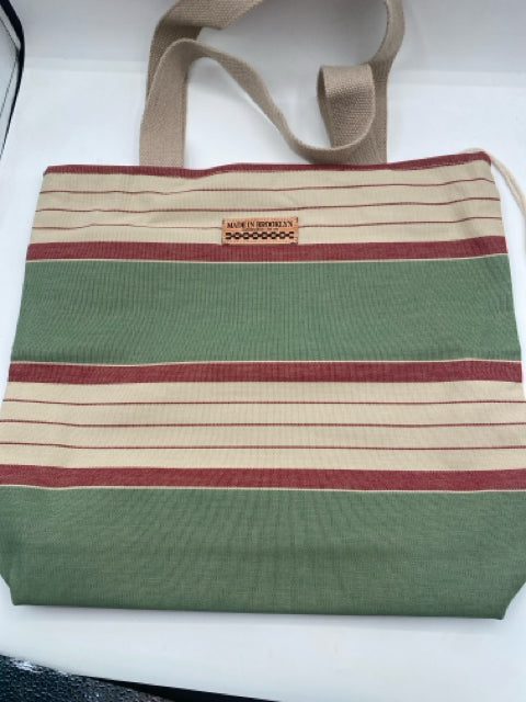 Multi Color Stripe Tote Bag