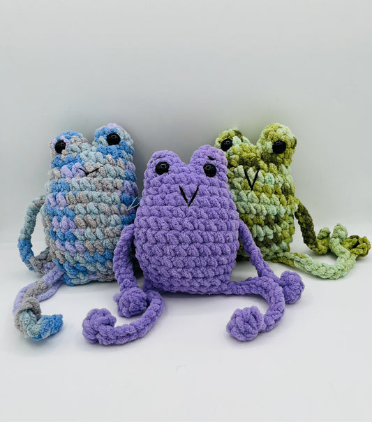 Crocheted Leggy Frog