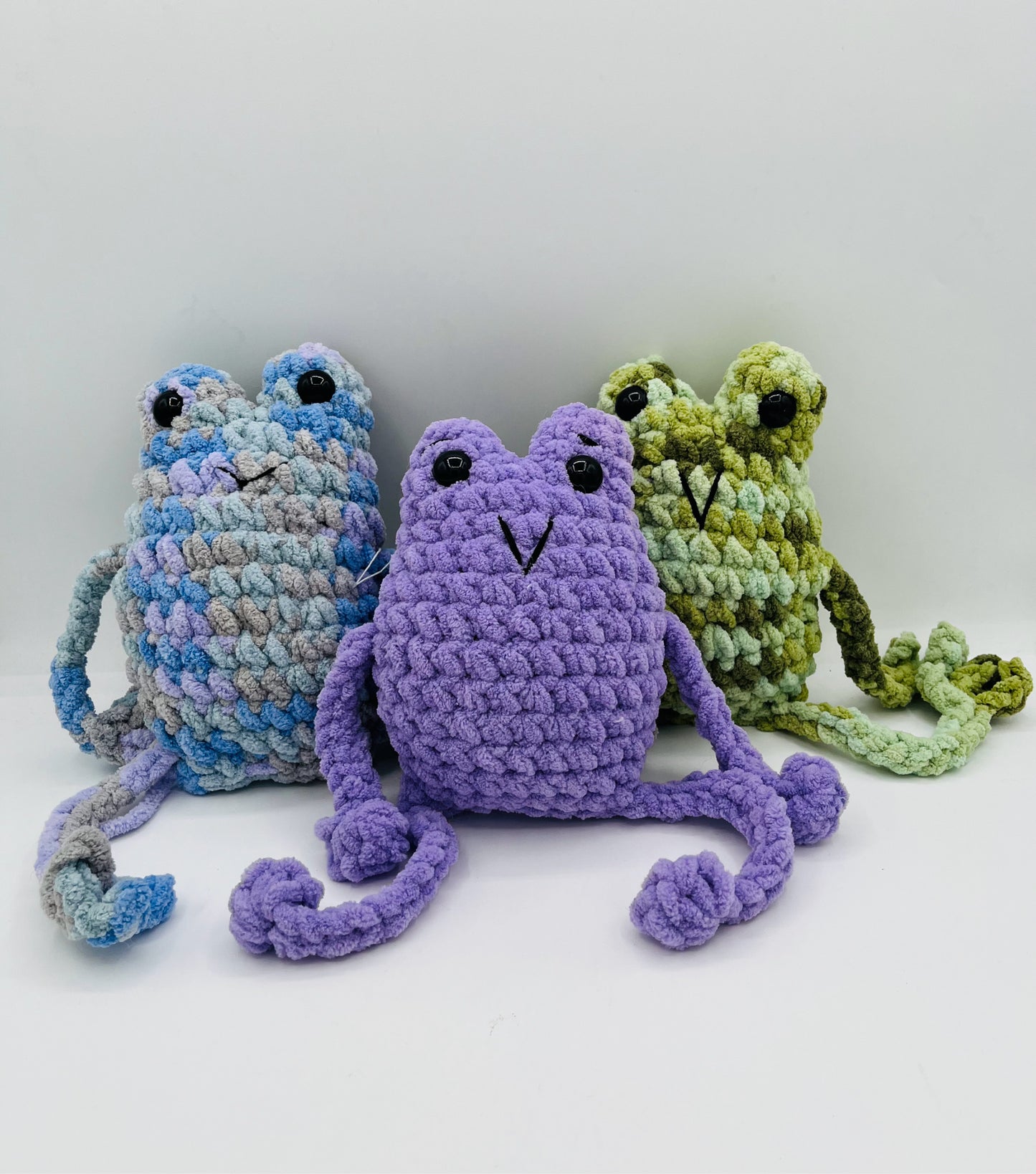 Crocheted Leggy Frog