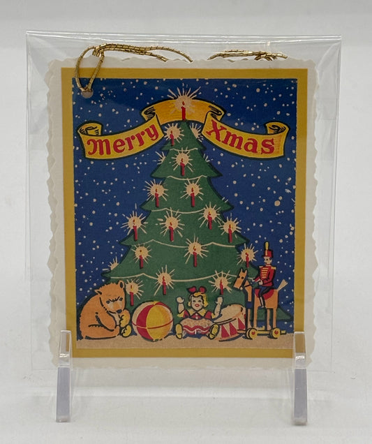 Tree With Toys Christmas Gift Tags