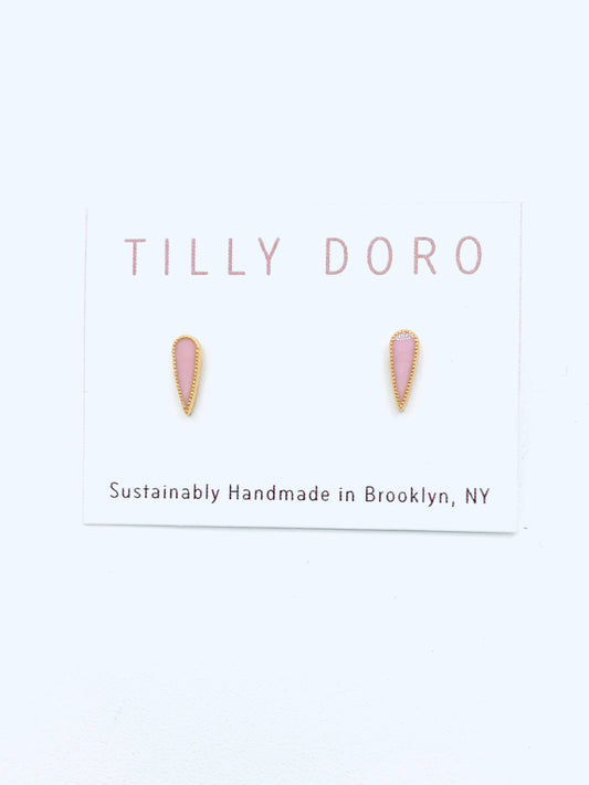 Lilac Drops Studs