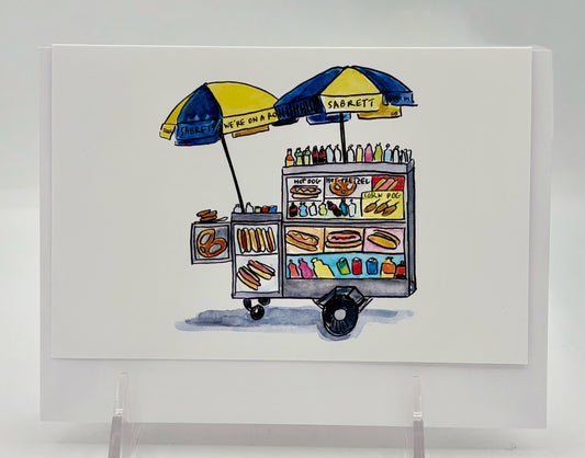 Hot Dog Cart Card