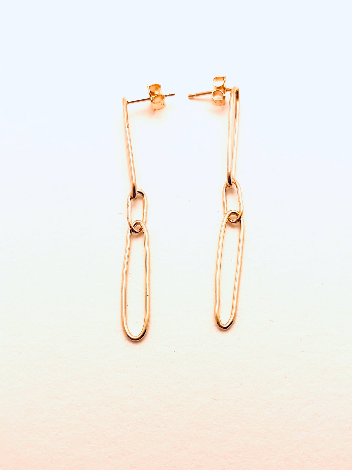 Oval Link Earrings