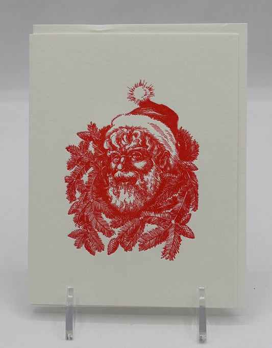 Classic Santa Christmas Card