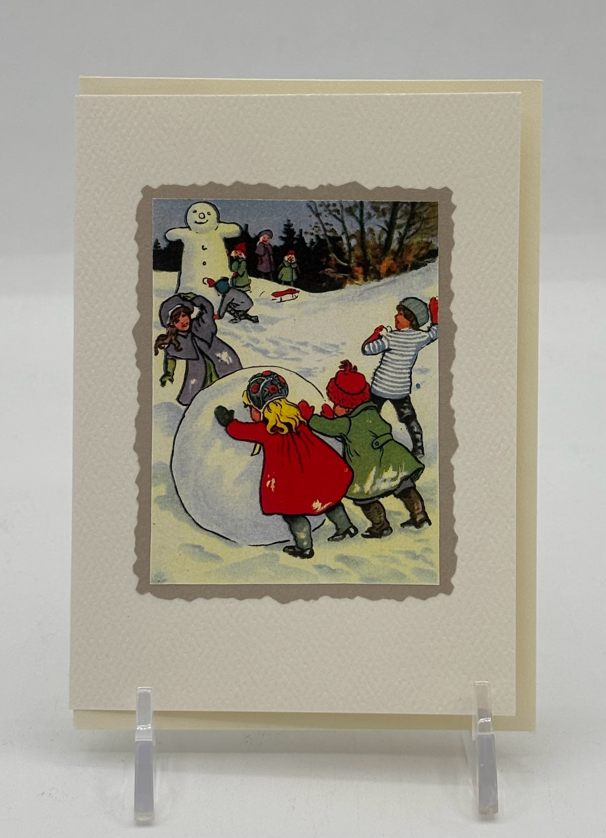 Snowball Christmas Card
