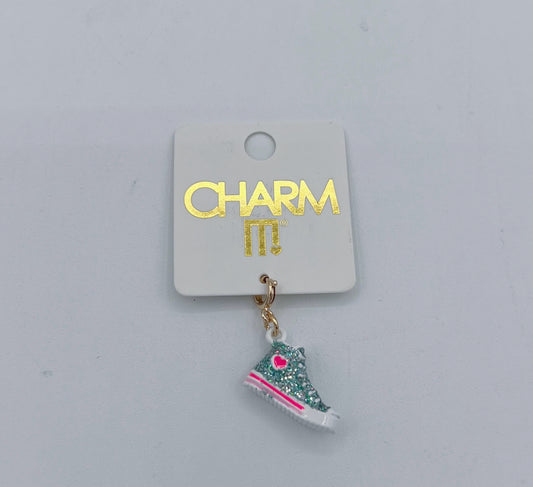 Gold Glitter High Top Sneaker