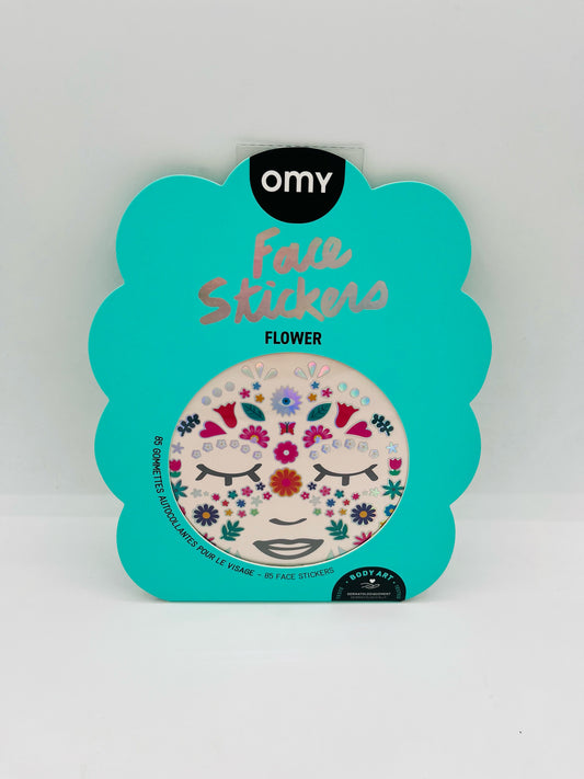 Flower Themed Face Stickers