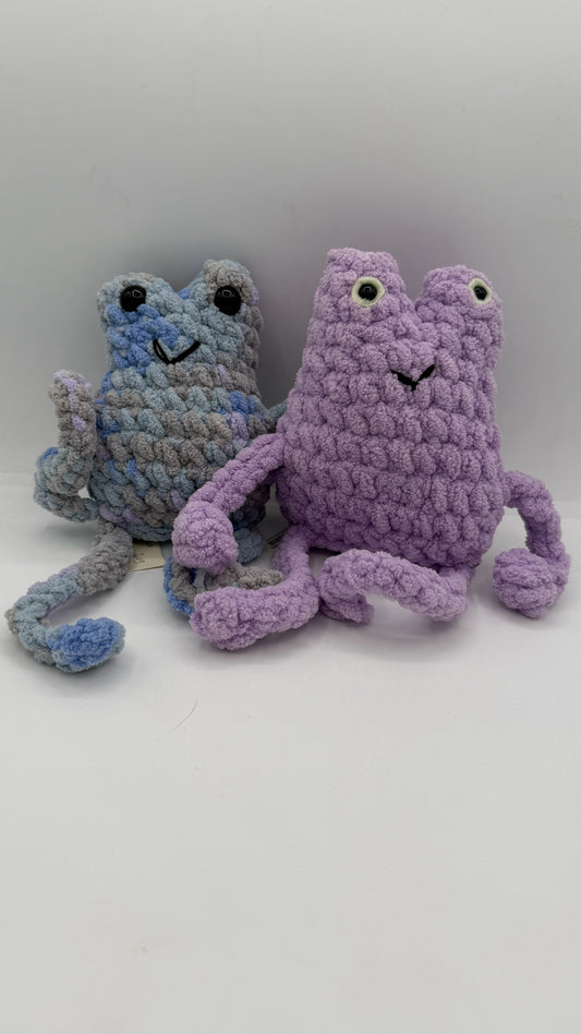 Crocheted Leggy Frog