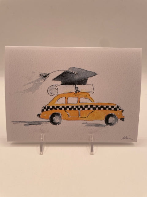 Graduation Cab Card