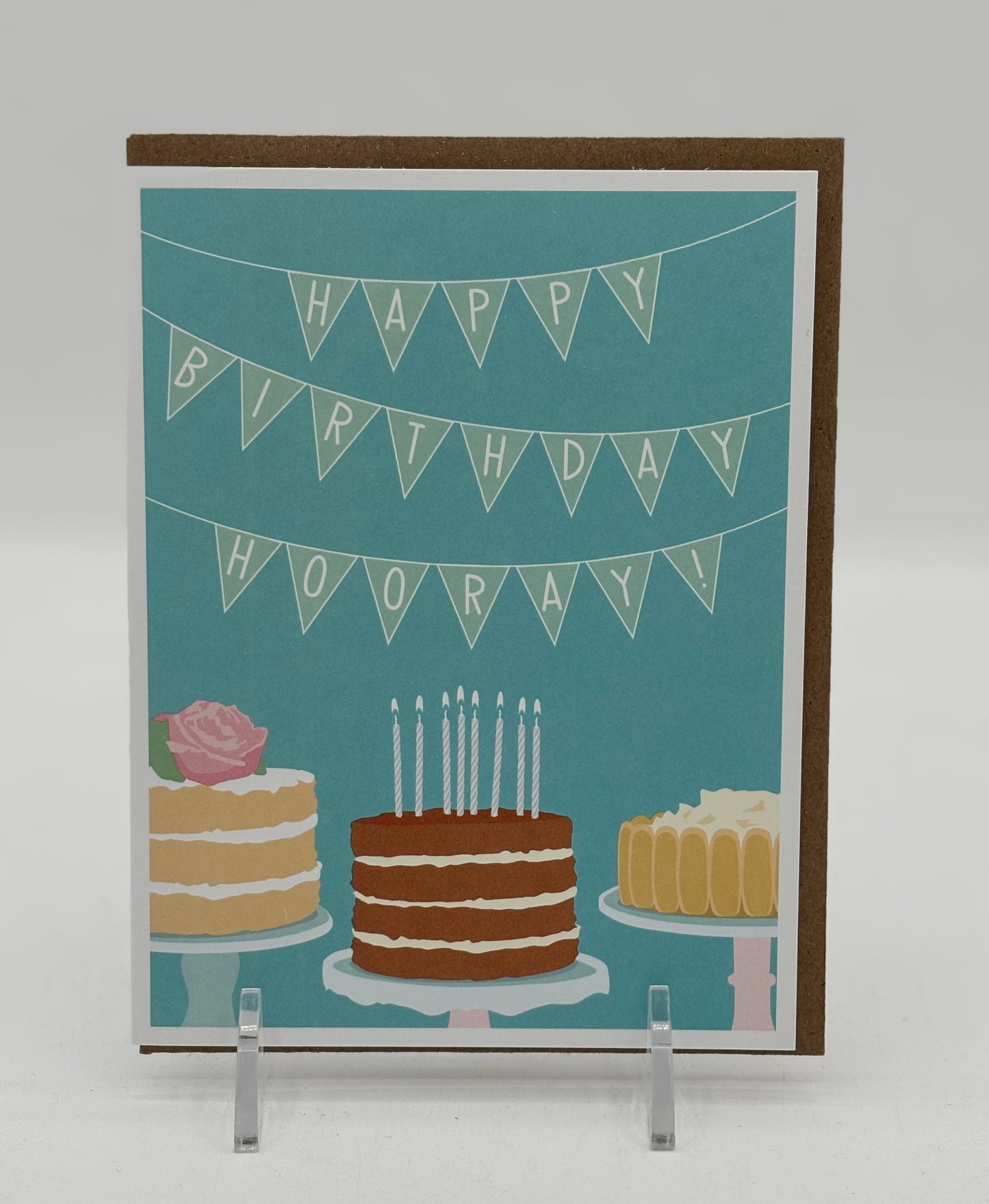Hooray Happy Birthday Card