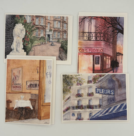 Assorted European Scenes Card