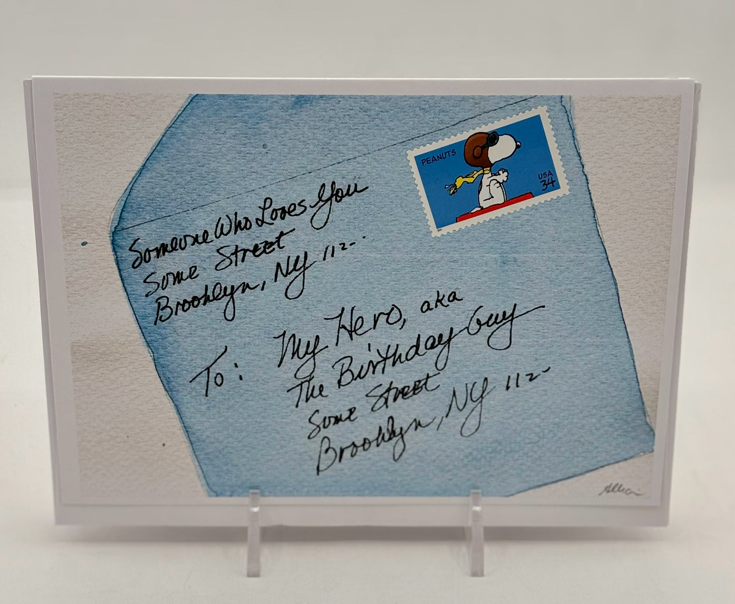 Snoopy Birthday Card