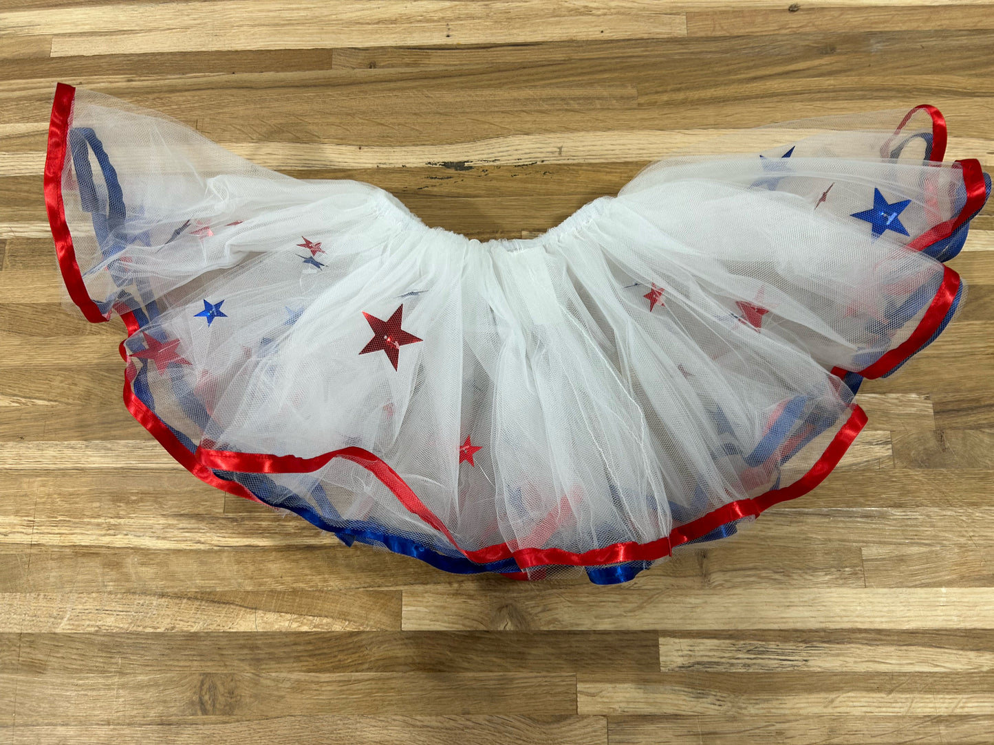 7" Red, White & Blue 4th of July Tutu