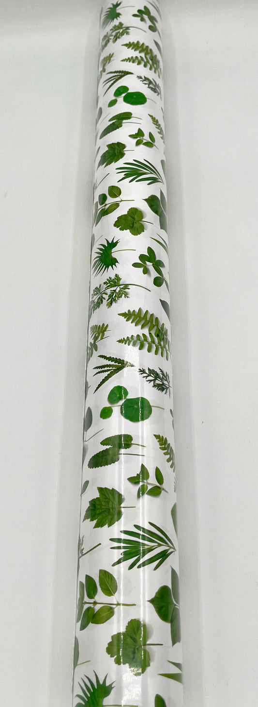 Gift wrap leaves