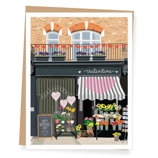 Flower Shop Valentine's Cards
