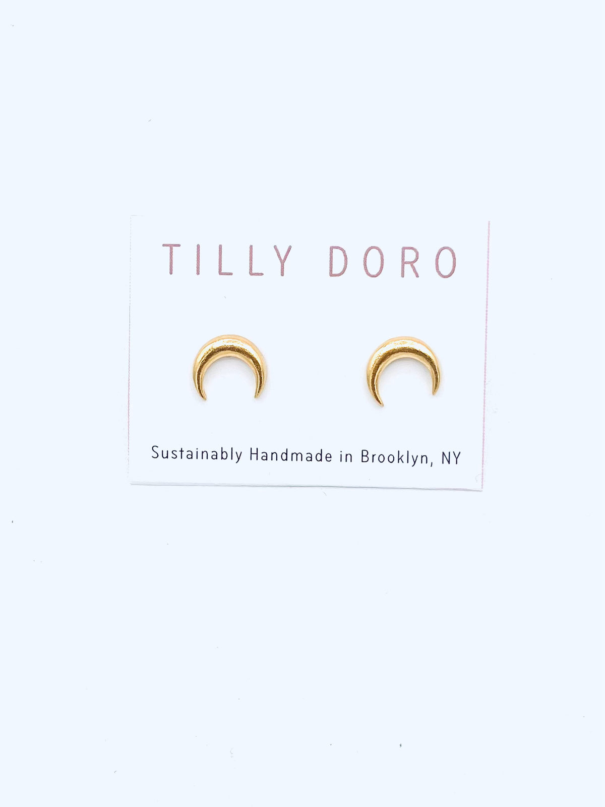 Large Crescent Studs