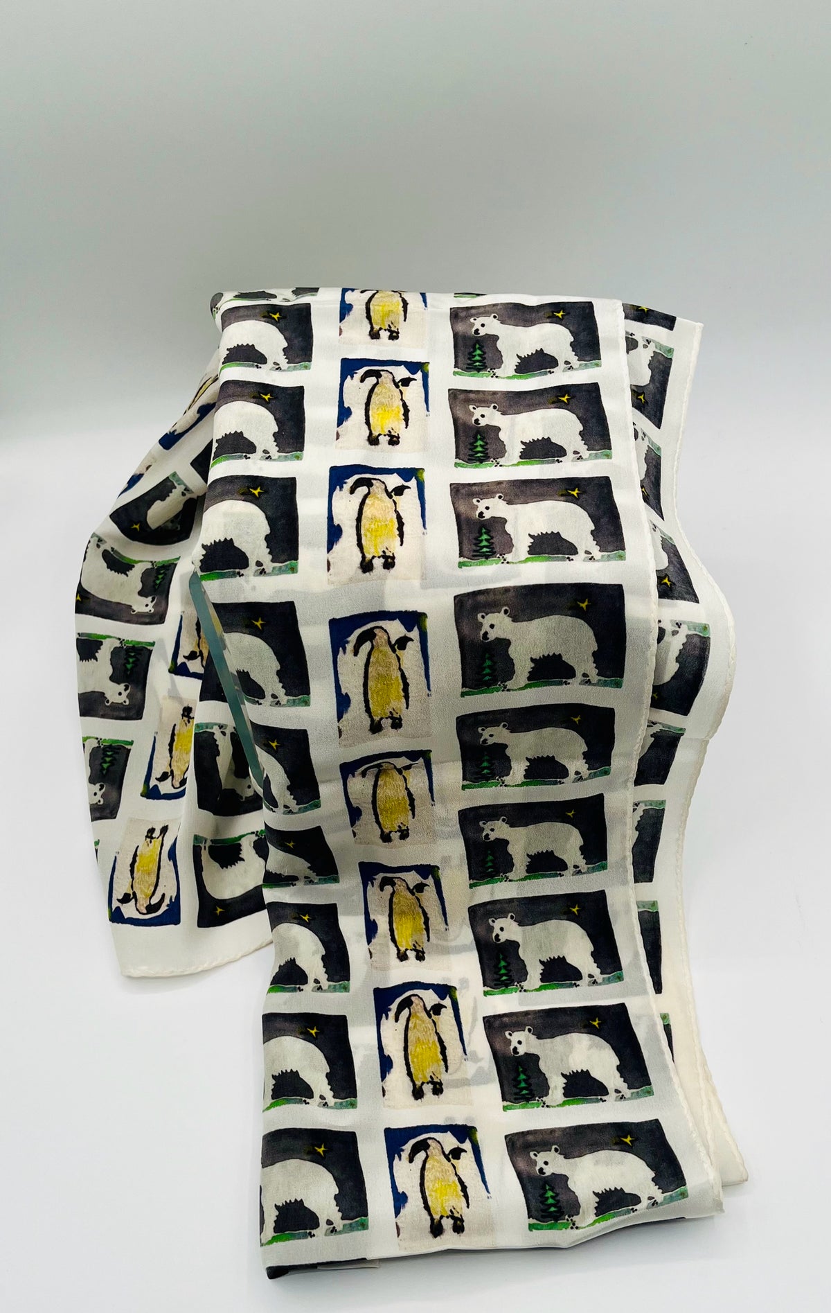 Polar Bear and Penguin Scarf
