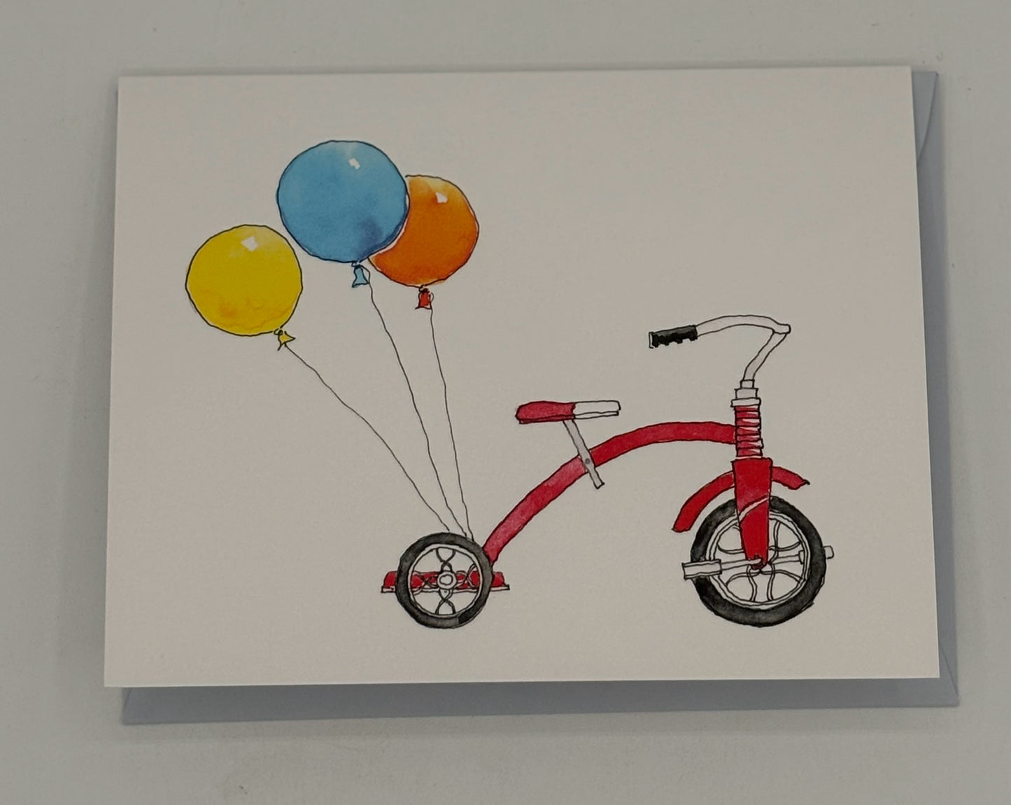 Tricycle Birthday Card