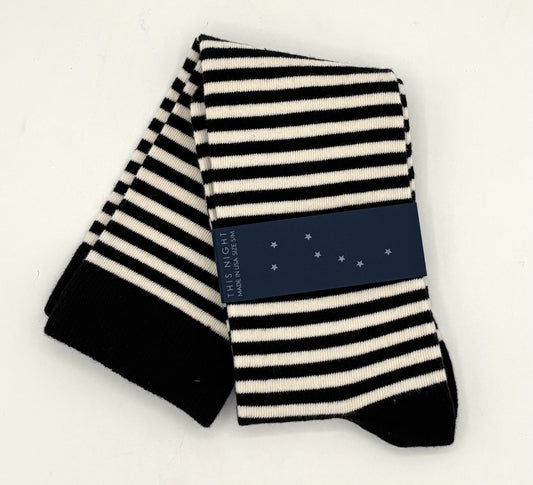 Stripe knee/boot socks S/M