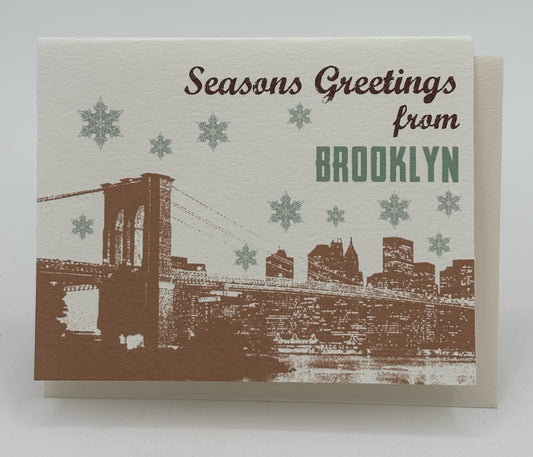 Seasons Greeting from Brooklyn Card