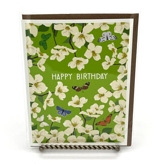 Dogwood Birthday Card