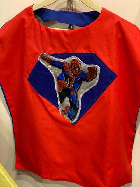 Reversible Spiderman/Superman Cape