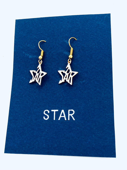 Star in English Earrings